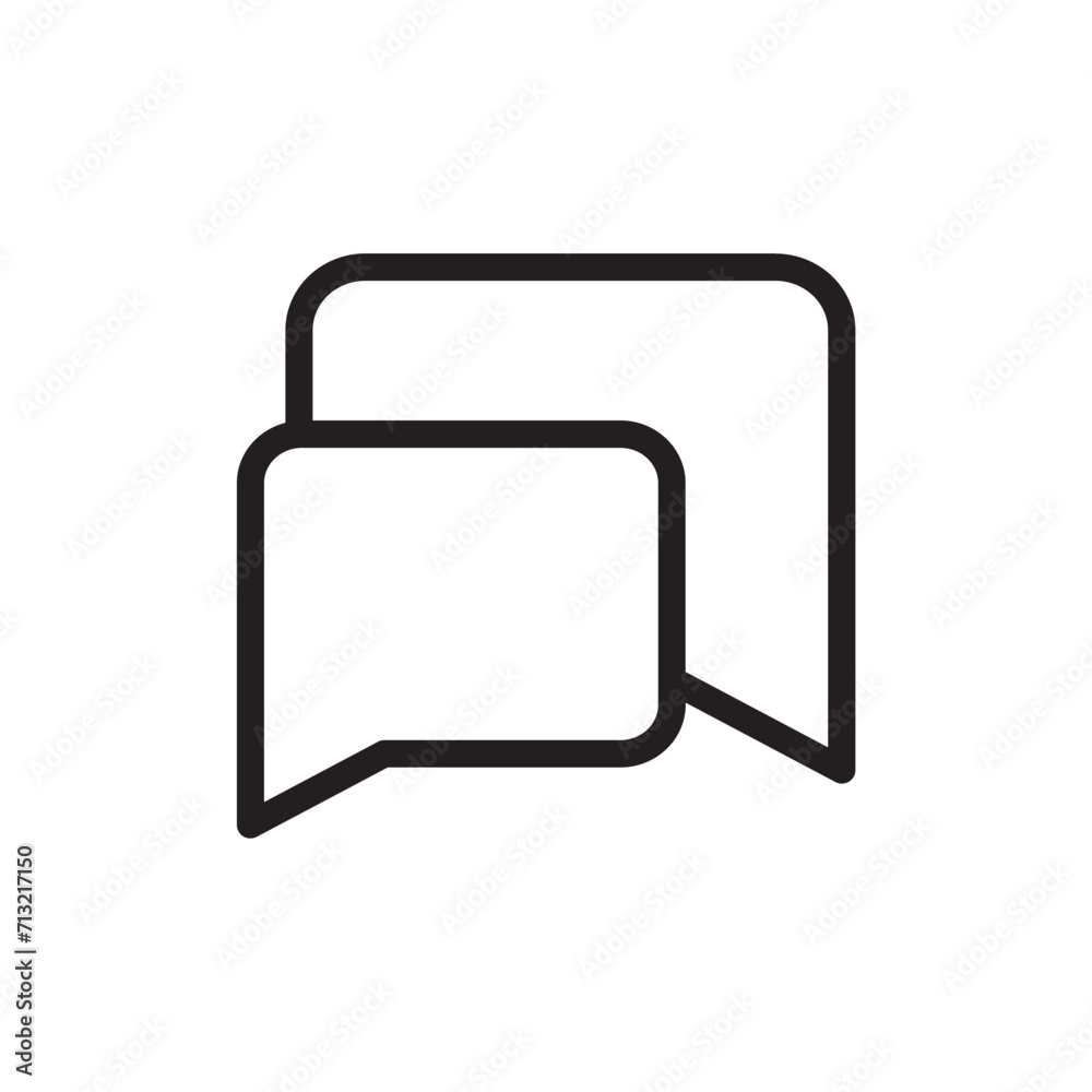 Naklejka premium Chat Icon