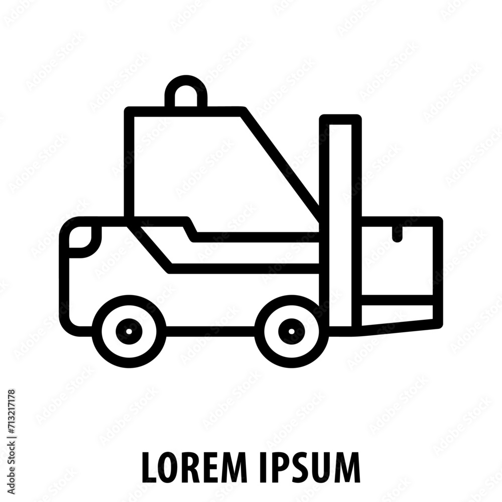 Forklift, icon, Forklift, Lifting Truck, Forklift Icon, Industrial