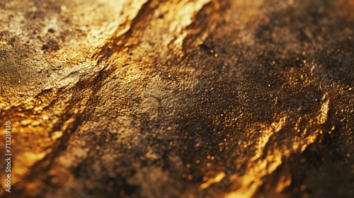 A detailed view of a surface with a gold color. This image can be used for various purposes © Fotograf