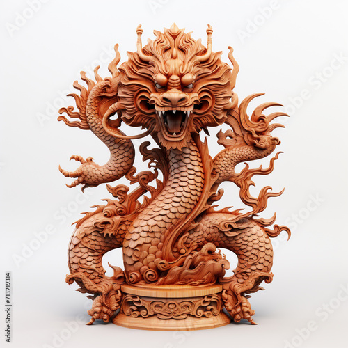 Traditional Chinese Dragon statue