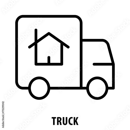 Truck, icon, Truck, Delivery Truck, Cargo Truck, Truck Icon, Transport, Freight, Transportation, Truck Symbol