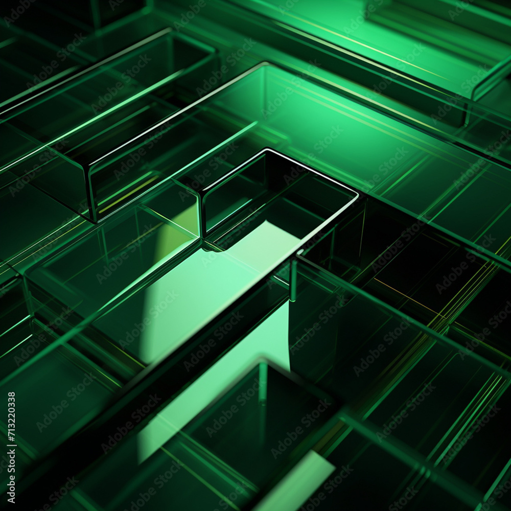 Obraz premium abstract 3d background create with Generative Ai