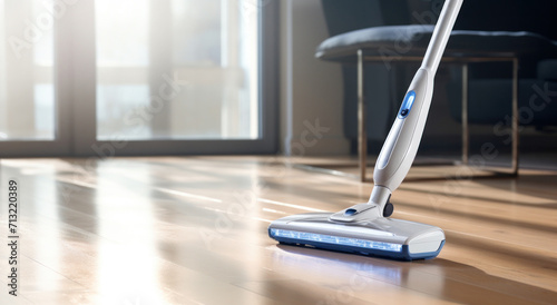 a hoover on a hardwood floor
