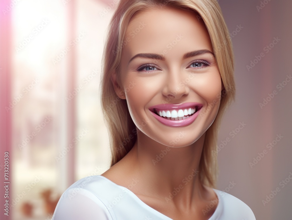 Beautiful young woman with clean fresh skin Beautiful young woman with clean fresh skin