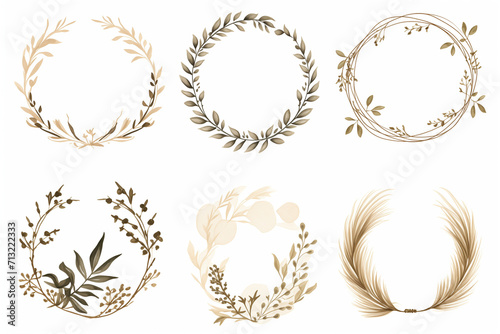 golden laurel wreath