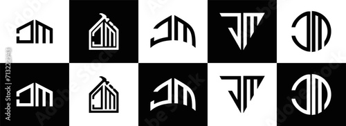 CM logo. C M design. White CM letter. CM, C M letter logo design. Initial letter CM linked circle uppercase monogram logo. C M letter logo vector design. CM letter logo design five style.	
