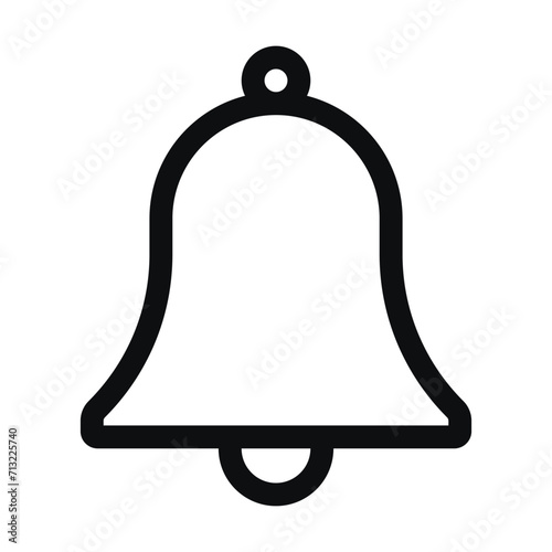 Bell Notification Icon - Alert, Reminder Symbol Vector Graphics photo