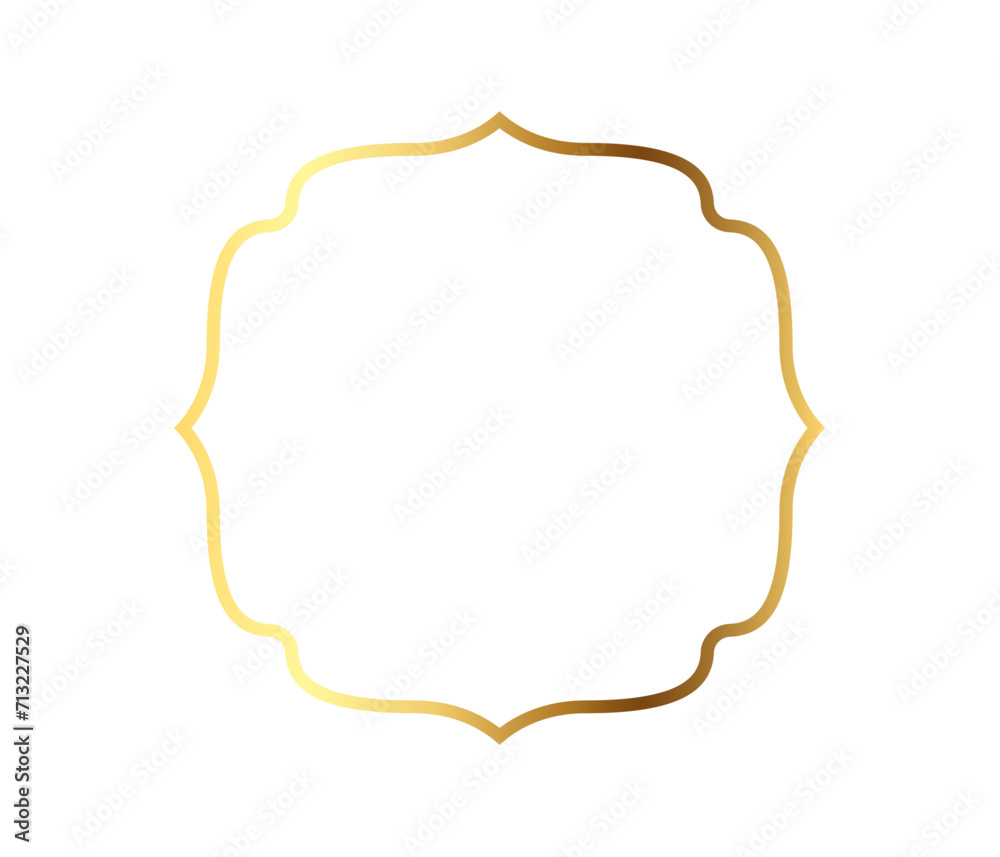 Realistic golden frame
Realistic golden frame