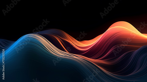 Abstract lines background, digital abstract background