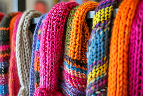Charity organization initiating a community-driven project - where volunteers knit scarves for distribution in homeless shelters - providing warmth and support to those in need.