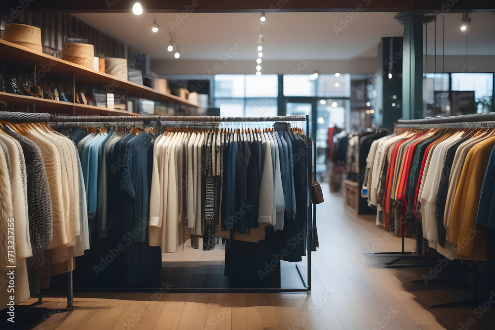 clothes in shop. clothes in shop.