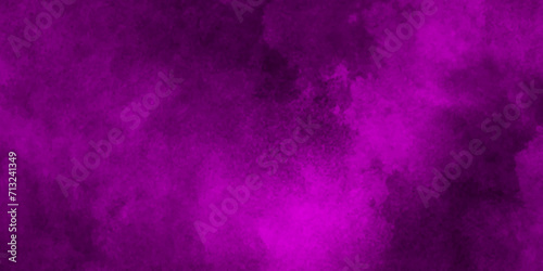 Hand-drawn bright pink gradient abstract watercolor splashed on the paper.Abstract purple smoke mist fog on a black background. Isolated texture overlays background .