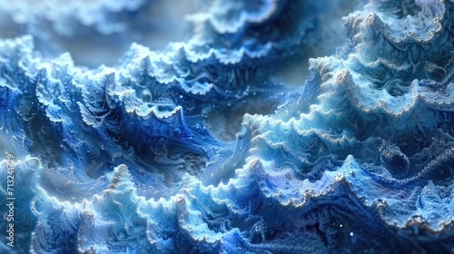 Captivating 3D Fractal with Smooth Color Transition. A Visual Masterpiece