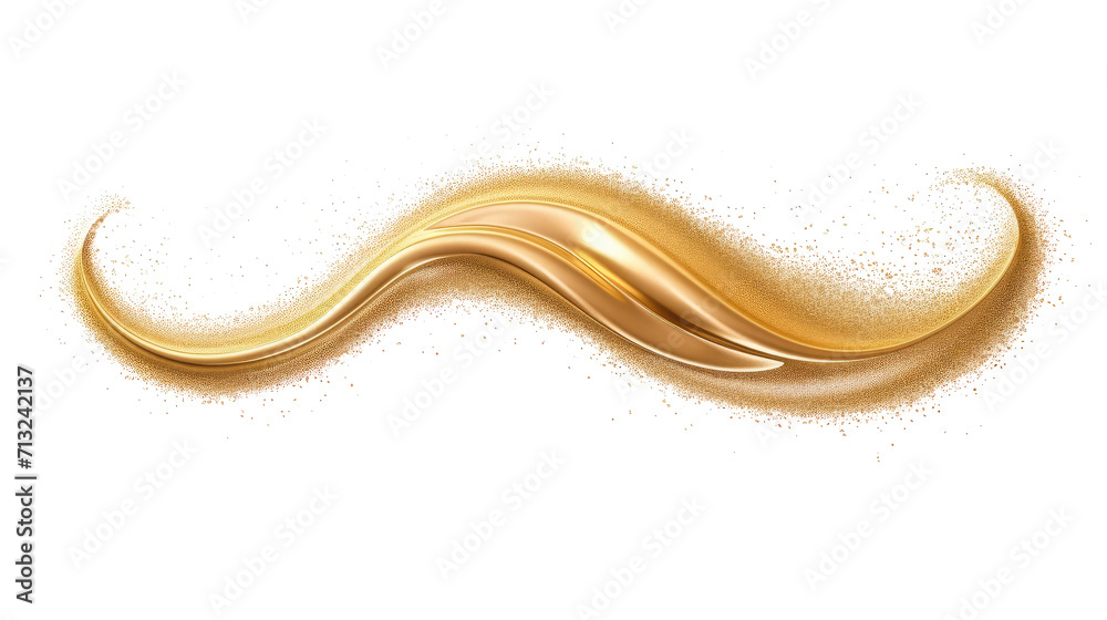 gold light isolated on white gold light isolated on white