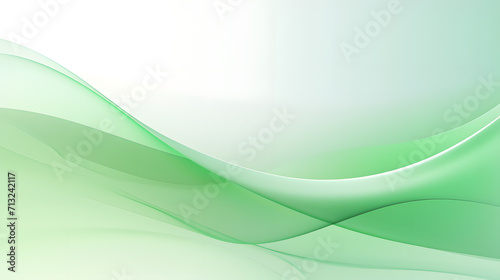 abstract green wave background photo