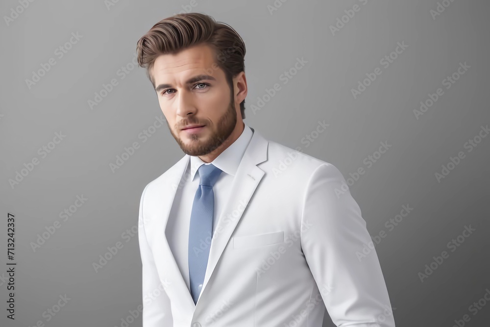 Handsome Businessman. Generated AI