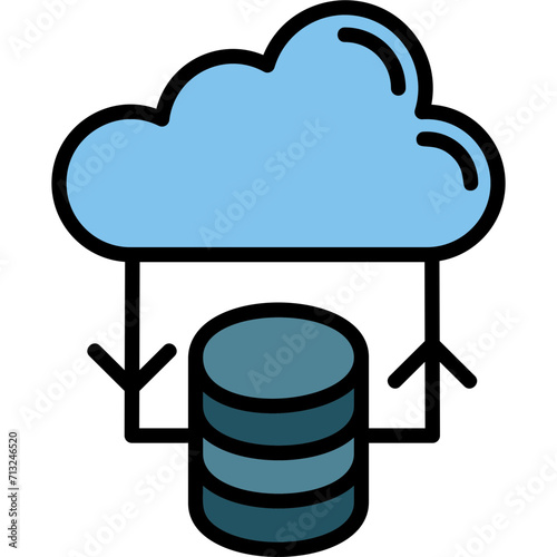 Cloud storage Icon