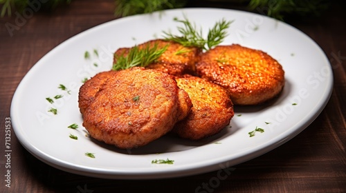 Professional food photography of Meat cutlets