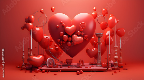 Valentine's day balloon heart format,,

 photo