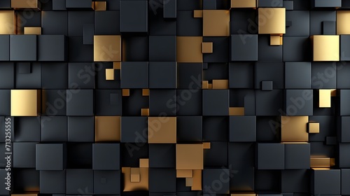 abstract background made of cubes