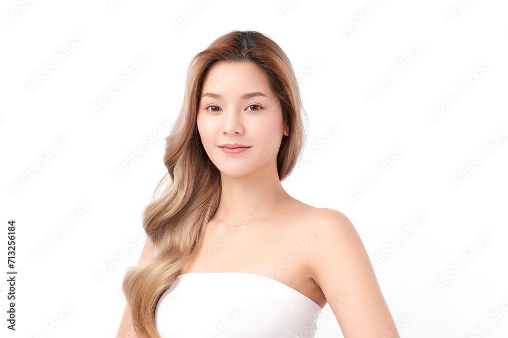 Beautiful young asian woman with clean fresh skin on white background, Face care, Facial treatment, Cosmetology, beauty and spa, Asian women portrait. Beautiful young asian woman with clean fresh skin on white background, Face care, Facial treatment, Cosmetology, beauty and spa, Asian women portrait.