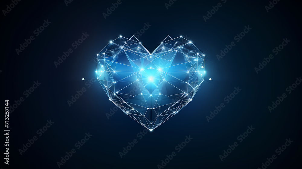 Fototapeta premium Vibrant Valentine's Day background, hearts background