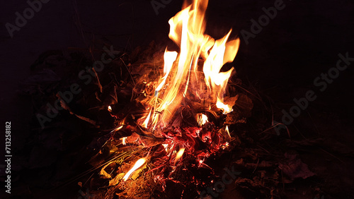 beautiful bonfire background photo, fire image