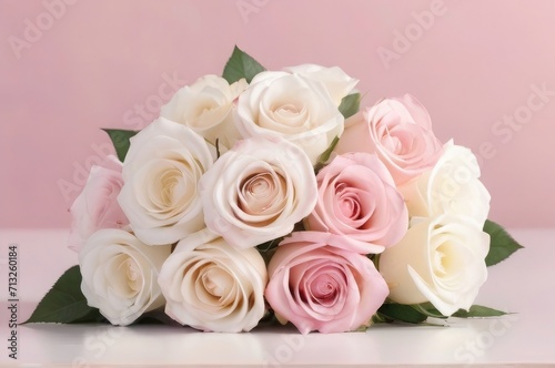 pink roses bouquet