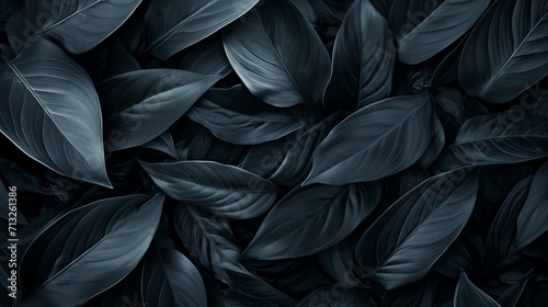 Close-Up of Assorted Leaves in Nature