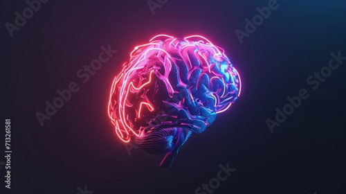 Luminous Mind: The Neon Brain Map