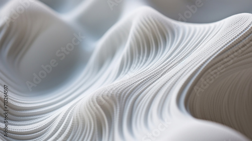 a close up shot of the surface of a 3d Printed photo