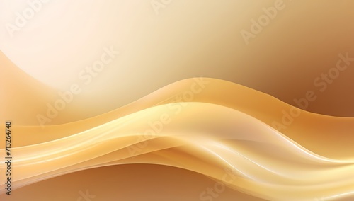 gold light trail, golden energy flow abstract background, Generative Ai