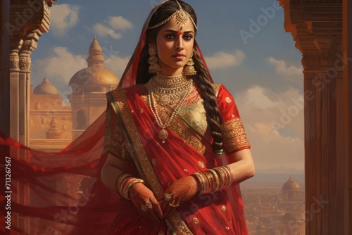 India Rajasthani woman