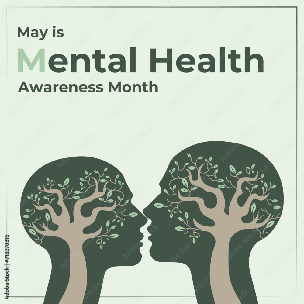 think outside the box. Awareness Month May is Mental Health