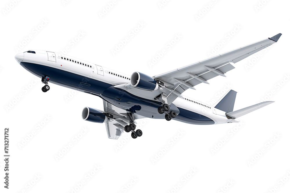 airplane isolated on a transparent background