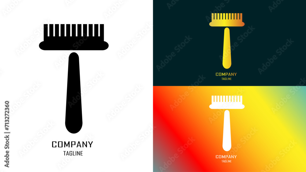 Fototapeta premium paint logo, paint service logo, paint logo vector