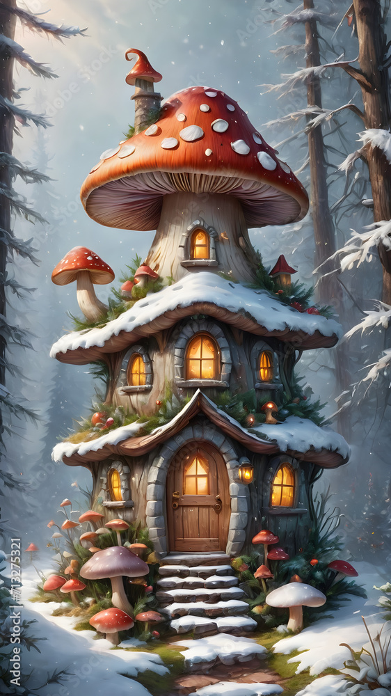 Obraz premium fairy tale house