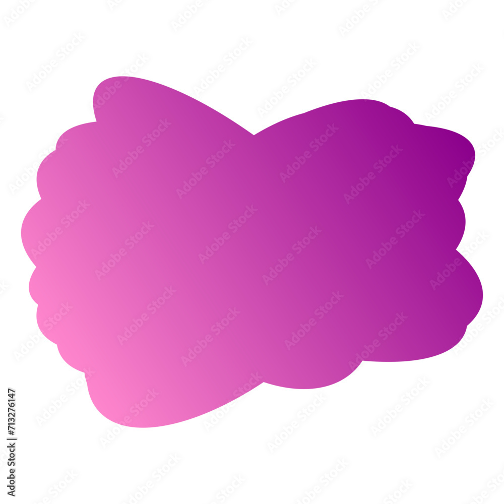 A simple cut out transparent cloud shape design element. A simple cut out transparent cloud shape design element.