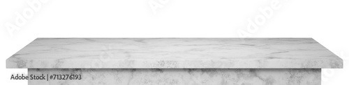 Marble Table Template, Mock-up for Product Display. 3D Illustration