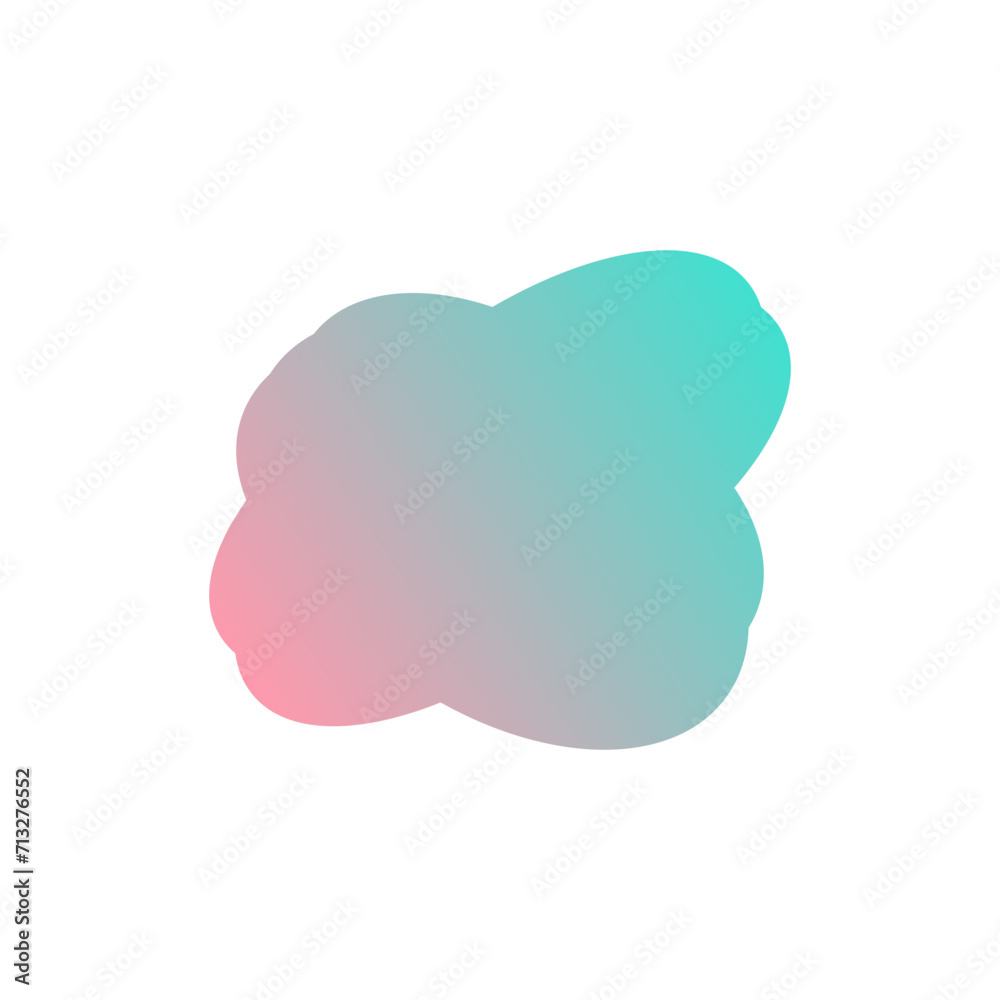 A simple cut out transparent cloud shape design element. A simple cut out transparent cloud shape design element.