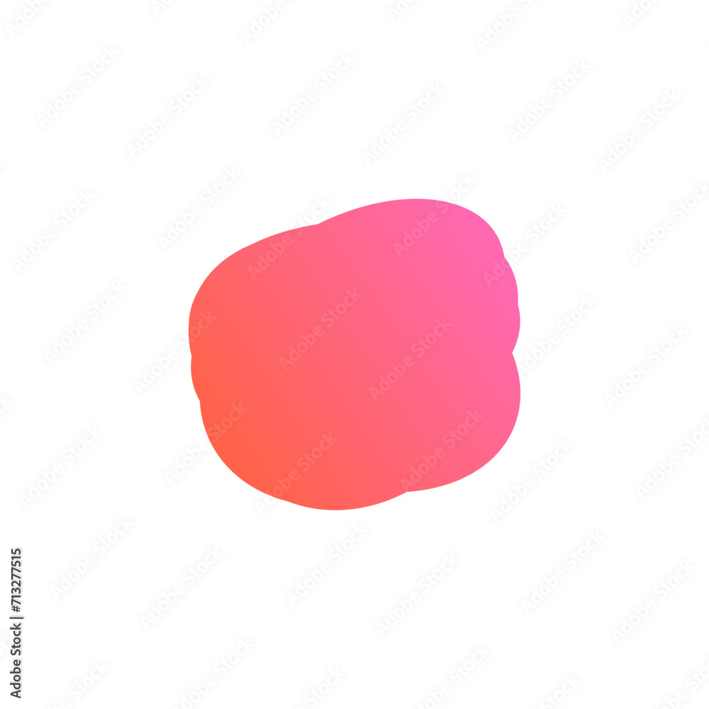 A simple cut out transparent cloud shape design element.