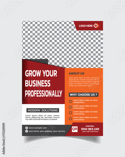 Elegant Business Flyer and Trending Agency Leaflet Unique Business Flyer A4 