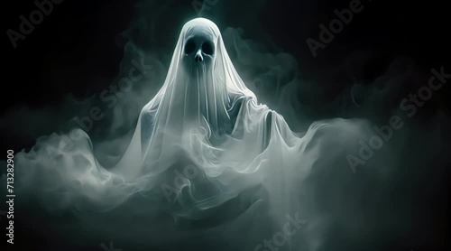 Scary ghost (mov) made with Ai generative technology