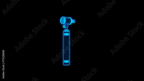 4k Hospital Equipment Diagnostic Otoscope technology video. Hospital Equipment Diagnostic Otoscope technology video