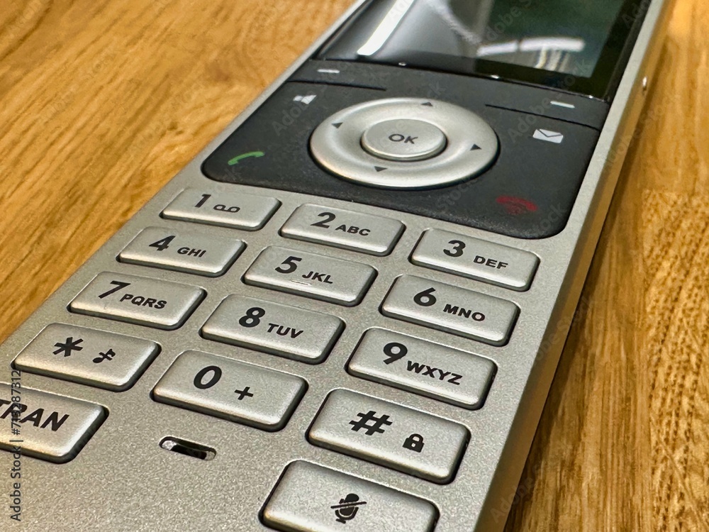 Close-up photograph of a handheld phone Close-up photograph of a handheld phone