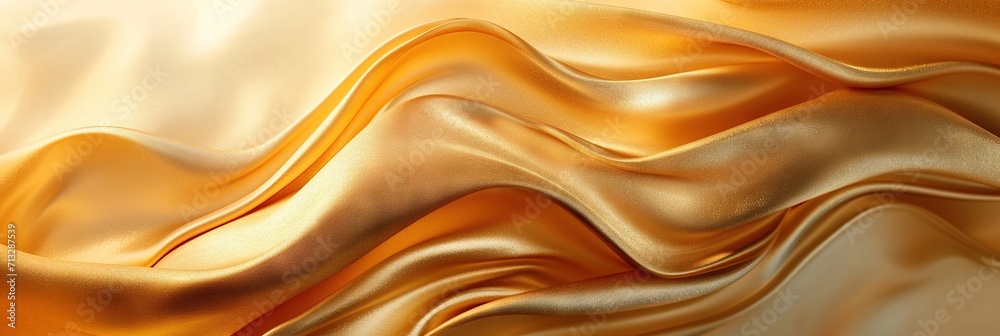 Fototapeta premium Abstract luxury minimalist gradient wallpaper pattern texture in pantone gold. Copy space and backdrop.