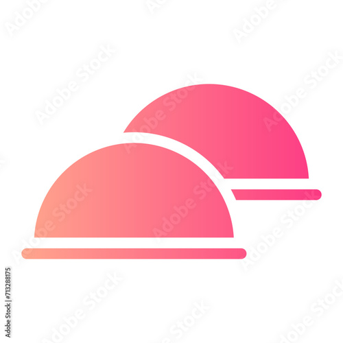 diaphragm gradient icon