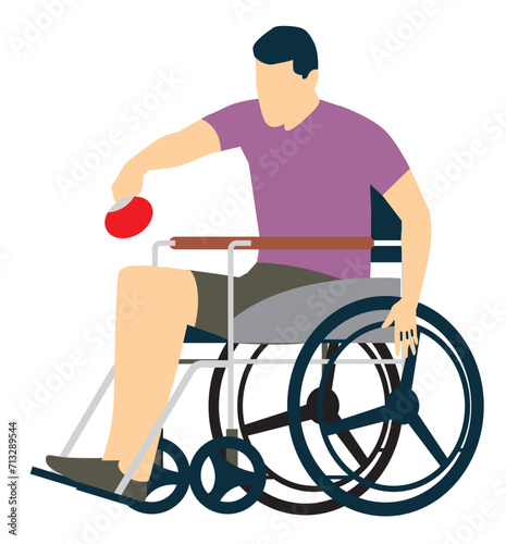 wheel chair table tennis Paralympic sport