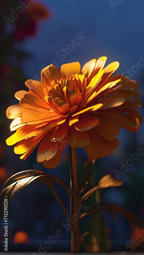 A Beautiful Marigold flowers .