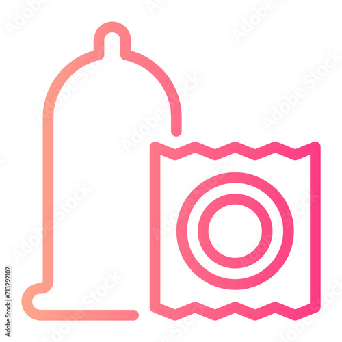 condoms gradient icon